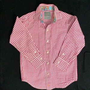 (3 for $30) Red Thomas Dean button down sz6T